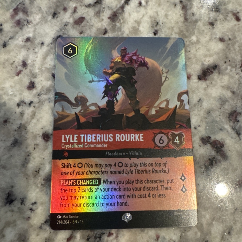 Wilds Unknown Lyle Tiberius Rourke Epic Foil 214/204 TCG Rare Card